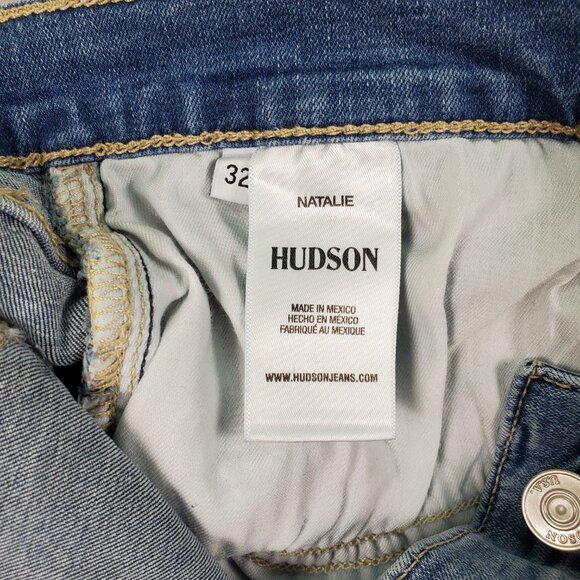 Hudson Natalie Jeans Midrise Slim Boyfriend Stretchy Crop Size 32 - Picture 5 of 14